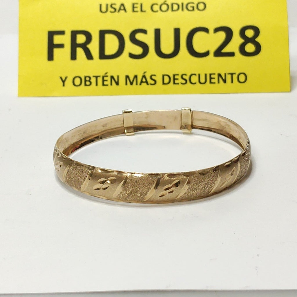 PULSERA RIGIDA ORO 10 K 4,50 GRMS (SEMINUEVO)