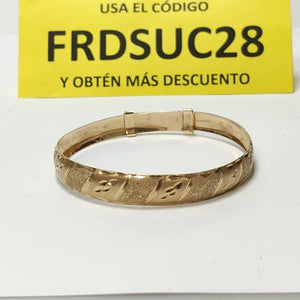 PULSERA RIGIDA ORO 10 K 4,50 GRMS (SEMINUEVO)