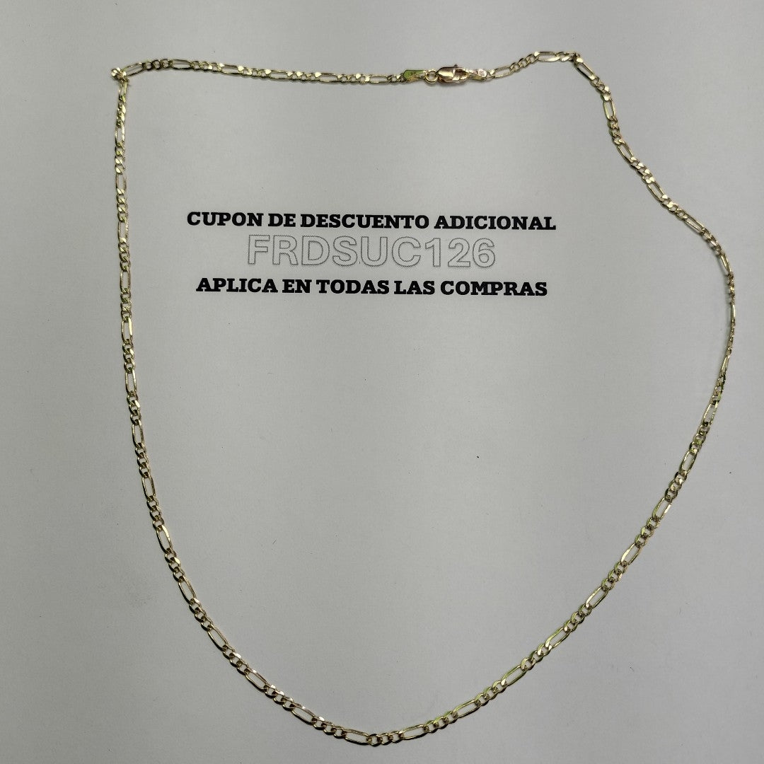 CADENA 3X1 14K 50 CM 4.5 GR (NUEVO)