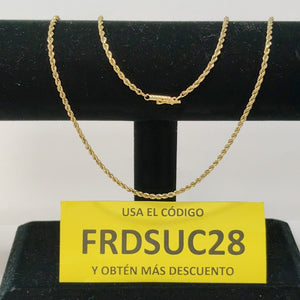 CADENA ORO 14 K 7.5 GRMS (SEMINUEVO)