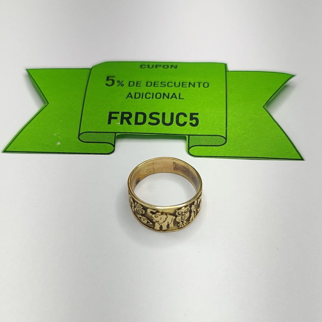 ARGOLLA DE LA SUERTE ORO 14 K 4,60 GRMS (SEMINUEVO)