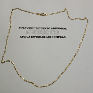 CADENA 3X1 14K 50 CM 3.4 GR (NUEVO)