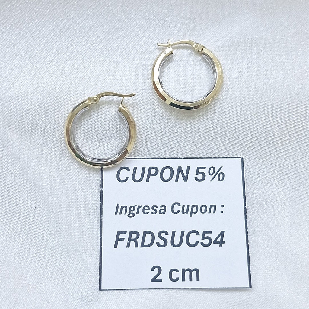ARRACADAS PAR ORO 10 K 1.8 GRMS (SEMINUEVO)