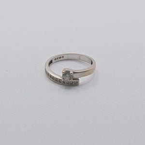 ANILLITO ORO BLANCO 14 K 2.2 GRMS (SEMINUEVO)