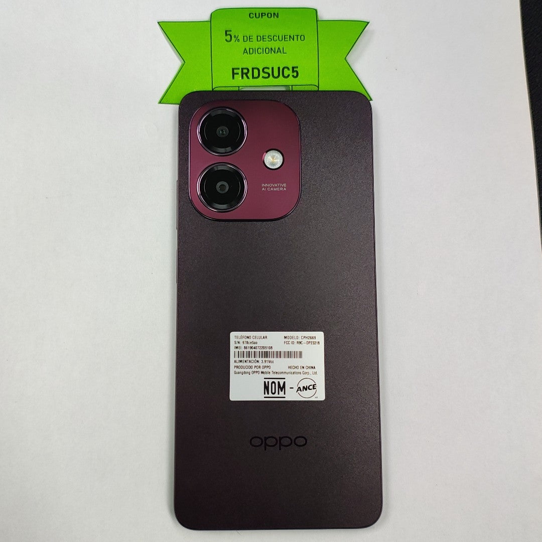 CELULAR OPPO A40 CPH2669 (2024) 256 GB 4 GB RAM (SEMINUEVO)