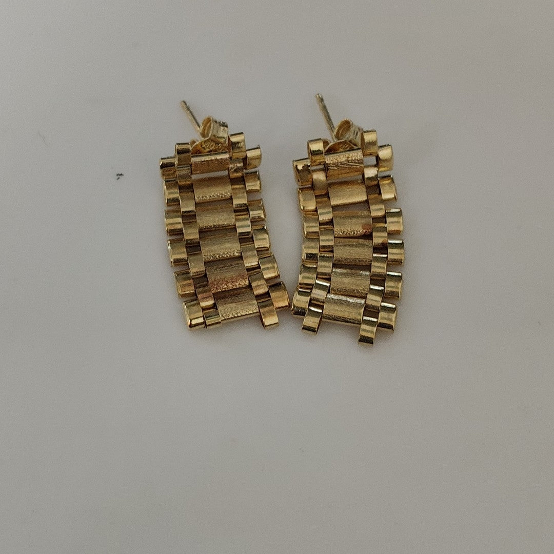 ARETES PAR ORO 14 K 3.7 GRMS (SEMINUEVO)