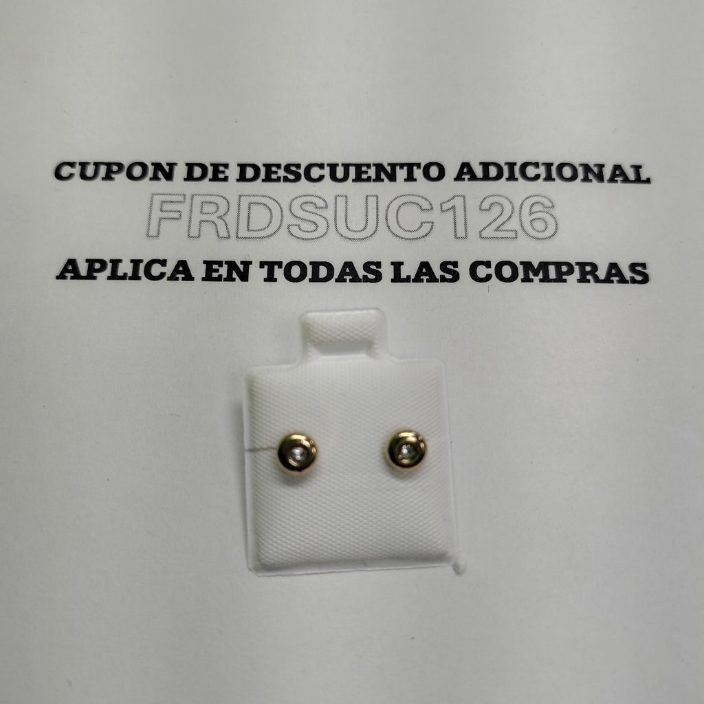 BROQUELES BROQUEL C CIRCONIA 14K 0.27 GR (NUEVO)