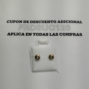 BROQUELES BROQUEL C CIRCONIA 14K 0.27 GR (NUEVO)