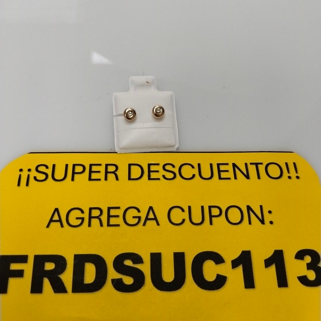 BROQUELES BROQUEL C CIRCONIA 14K 0.27 GR (NUEVO)