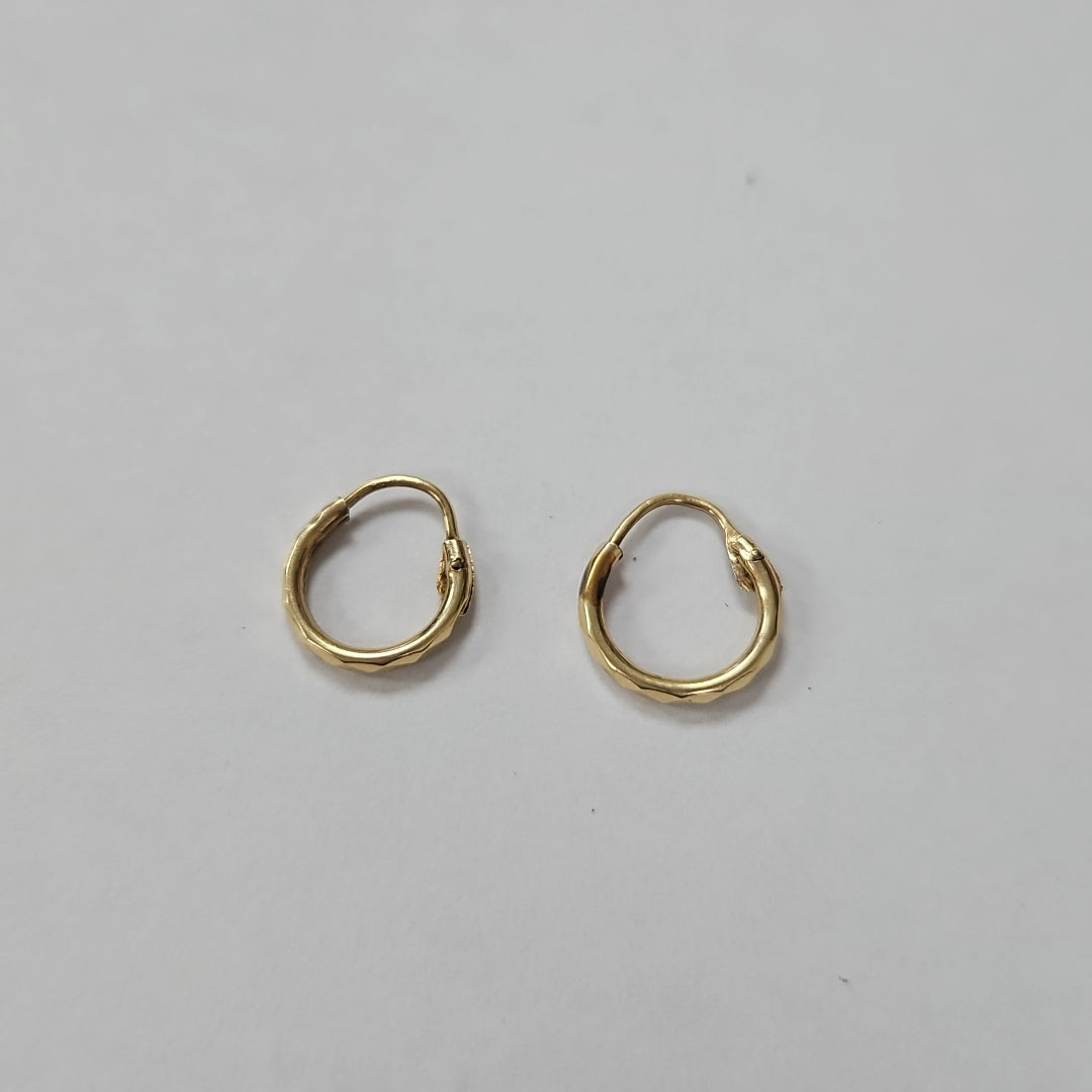 ARRACADAS PAR ORO 14 K 0,60 GRMS (SEMINUEVO)