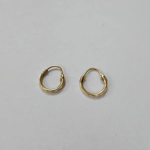 ARRACADAS PAR ORO 14 K 0,60 GRMS (SEMINUEVO)