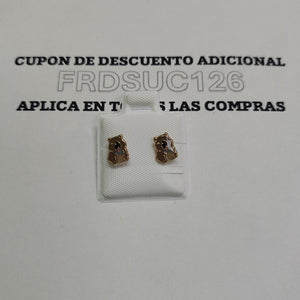 BROQUELES BROQUEL FIG CAPIBARA 14K 0.2657 GR (NUEVO)