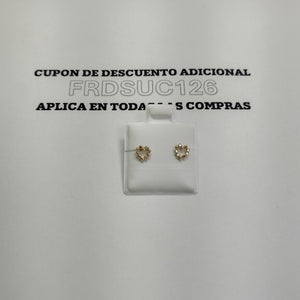 BROQUELES BROQUEL FIG CORAZON 14K 0.23 GR (NUEVO)