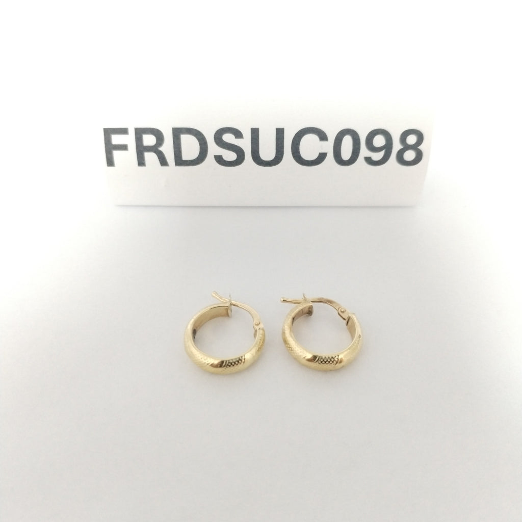 ARRACADAS PAR ORO 14 K 1,30 GRMS (SEMINUEVO)