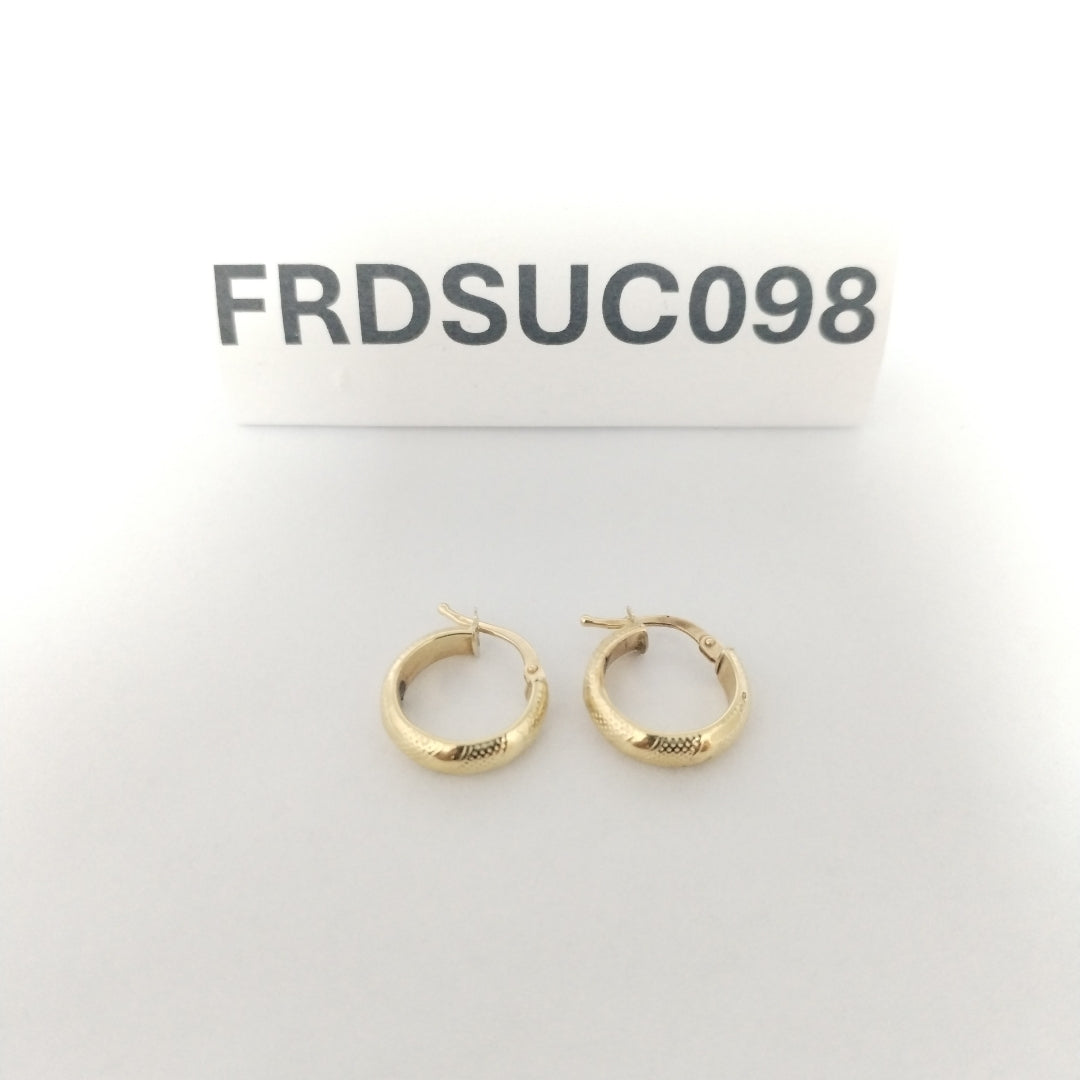 ARRACADAS PAR ORO 14 K 1,30 GRMS (SEMINUEVO)
