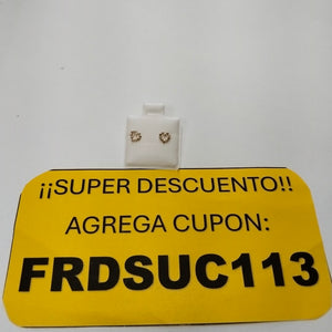 BROQUELES BROQUEL FIG CORAZON 14K 0.23 GR (NUEVO)