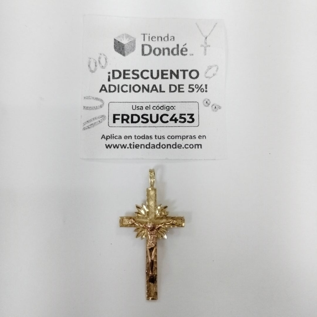 CRUCIFIJO ORO 14 K 1,90 GRMS (SEMINUEVO)
