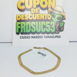 PULSERA ESPECIAL 14K 21 CM 5.1 GR (NUEVO)