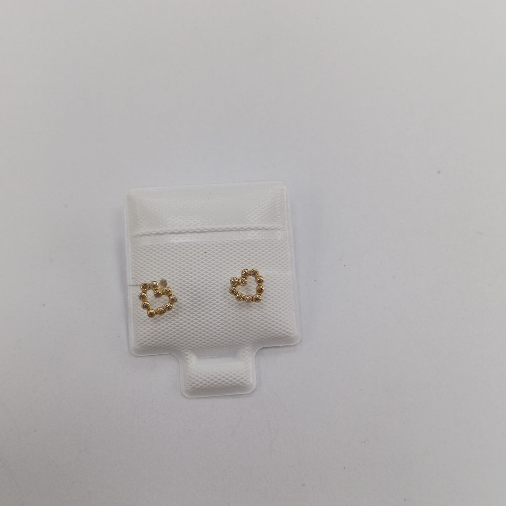 BROQUELES BROQUEL FIG CORAZON 14K 0.23 GR (NUEVO)