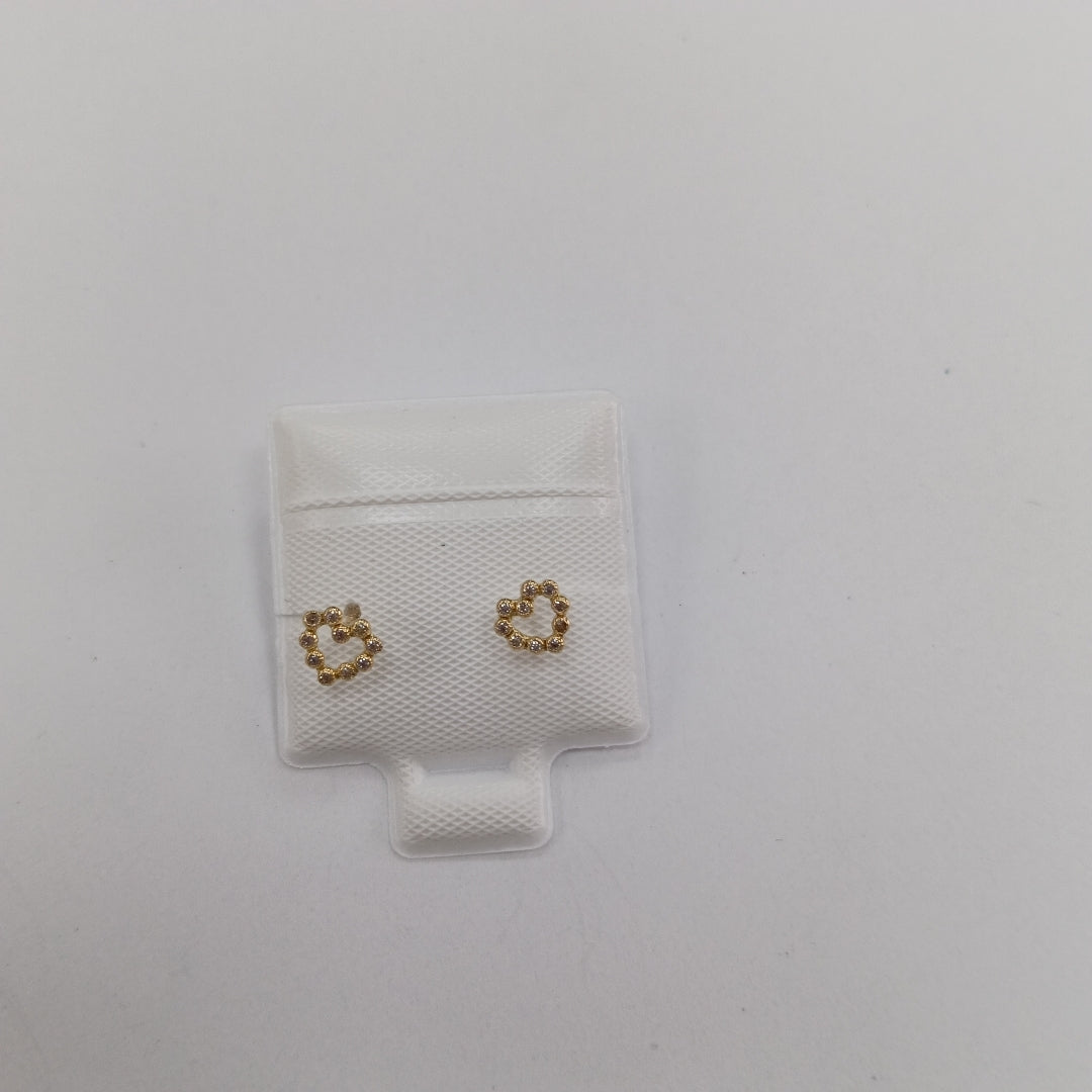 BROQUELES BROQUEL FIG CORAZON 14K 0.23 GR (NUEVO)