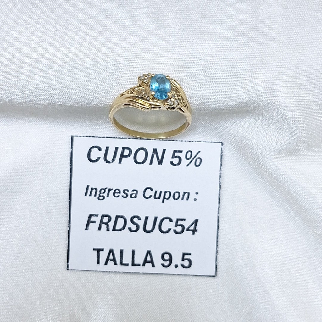 ANILLO ORO 14 K 3.3 GRMS (SEMINUEVO)