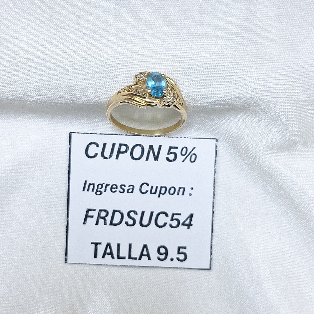 ANILLO ORO 14 K 3.3 GRMS (SEMINUEVO)