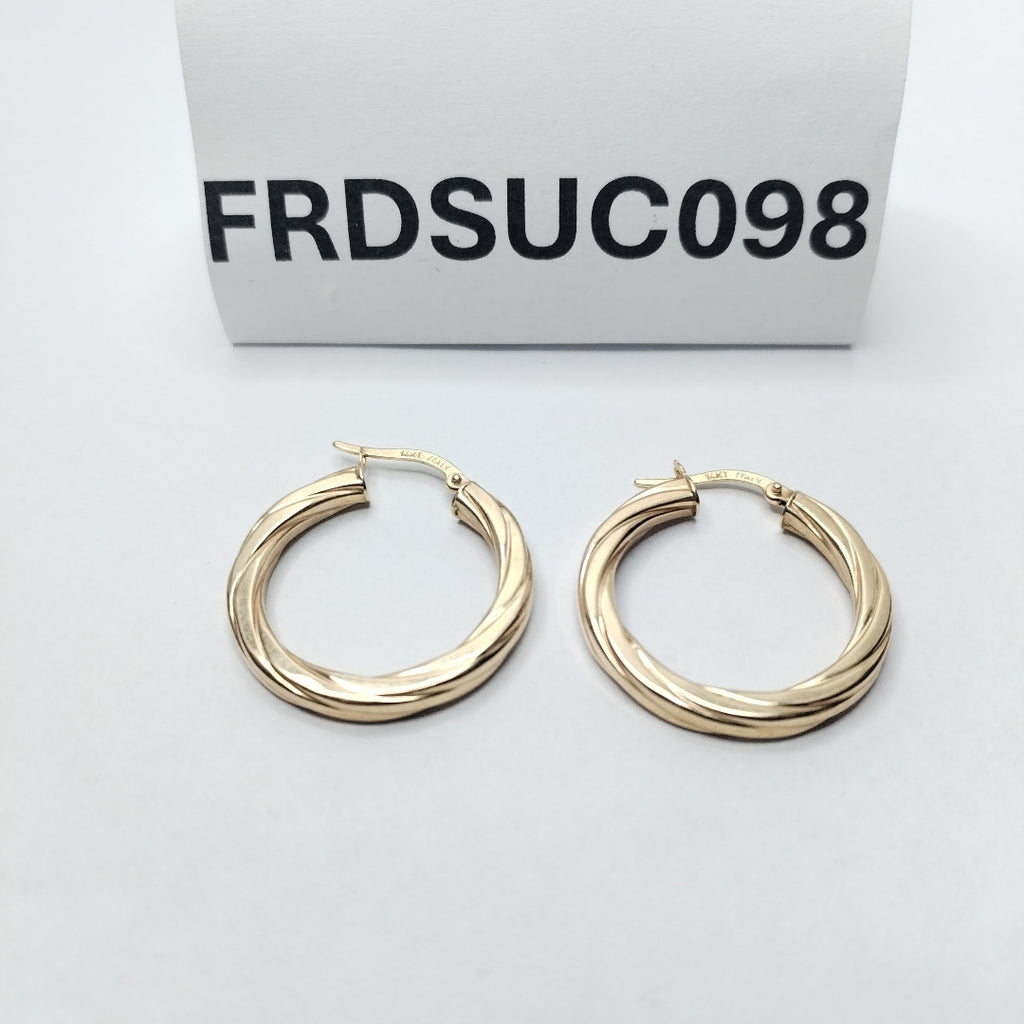 ARETES PAR ORO 14 K 2.6 GRMS (SEMINUEVO)