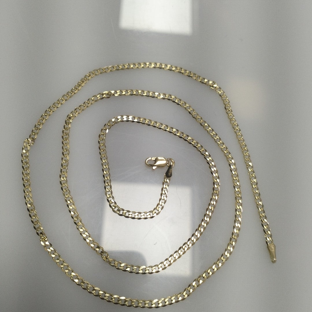 CADENA BARBADA 14K 60 CM 6 GR (NUEVO)