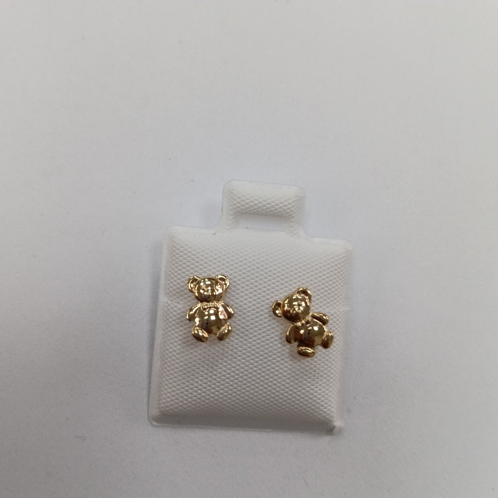 BROQUELES BROQUEL FIG OSO 14K 0.2592 GR (NUEVO)