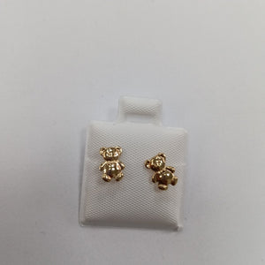 BROQUELES BROQUEL FIG OSO 14K 0.2592 GR (NUEVO)