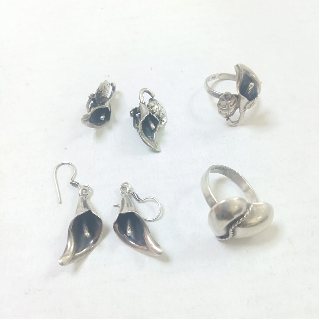ANILLITO, ARETES PAR PLATA 28.9 GRMS (SEMINUEVO)
