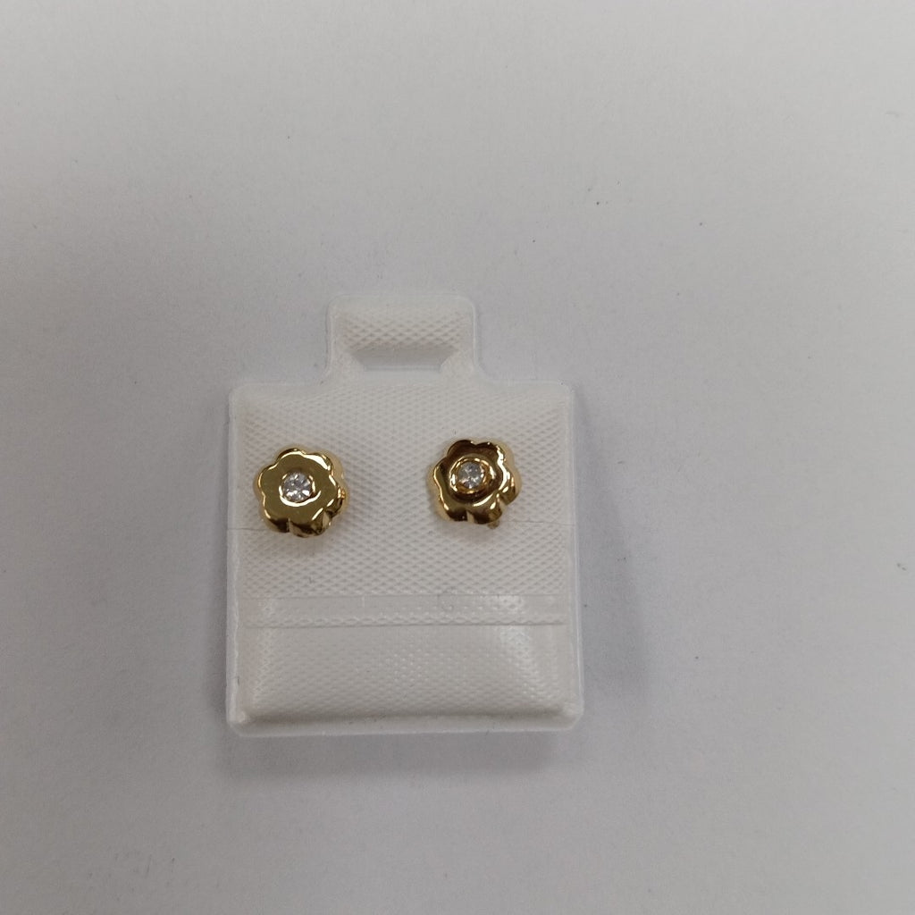 BROQUELES BROQUEL FIG FLOR C CIRCONIA 14K 0.2581 GR (NUEVO)