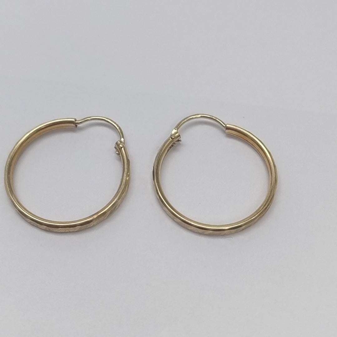 ARRACADAS PAR ORO 10 K 1.5 GRMS (SEMINUEVO)