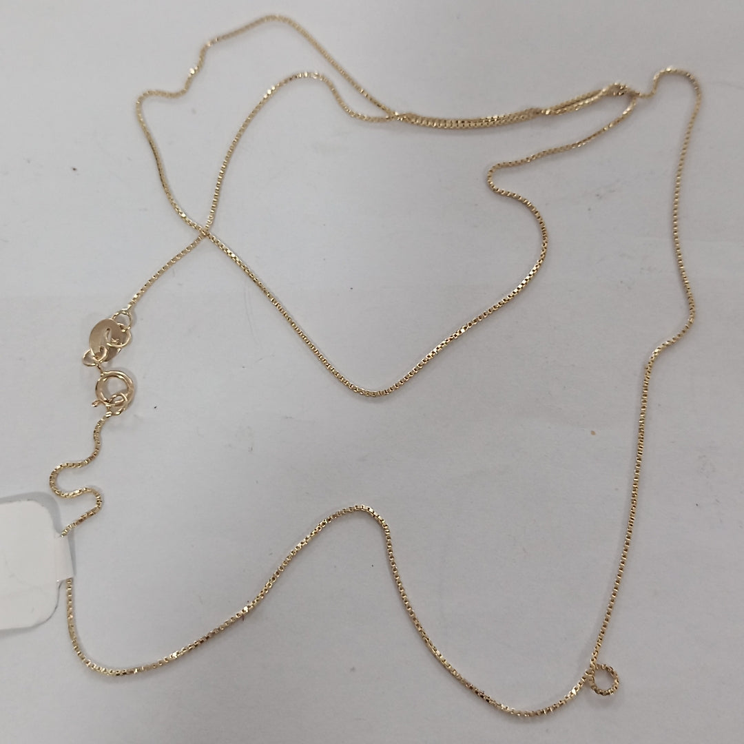 CADENA VENECIANO 14K 55 CM 1.7 GR (NUEVO)