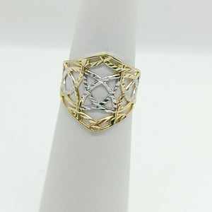 ANILLOS CON ESTRELLA CELTA 14K TALLA 6.5 2.2 GR (NUEVO)