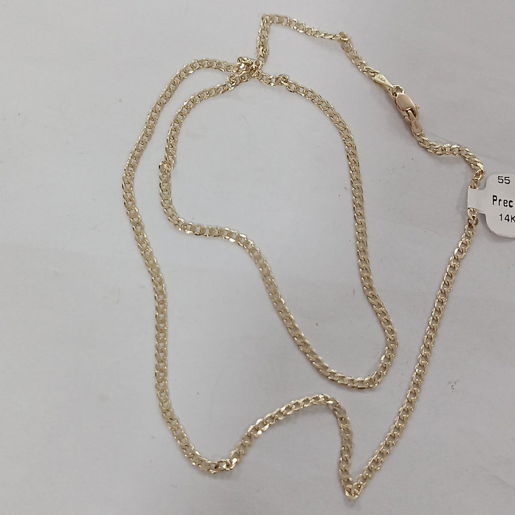 CADENA BARBADA 14K 55 CM 5.1 GR (NUEVO)