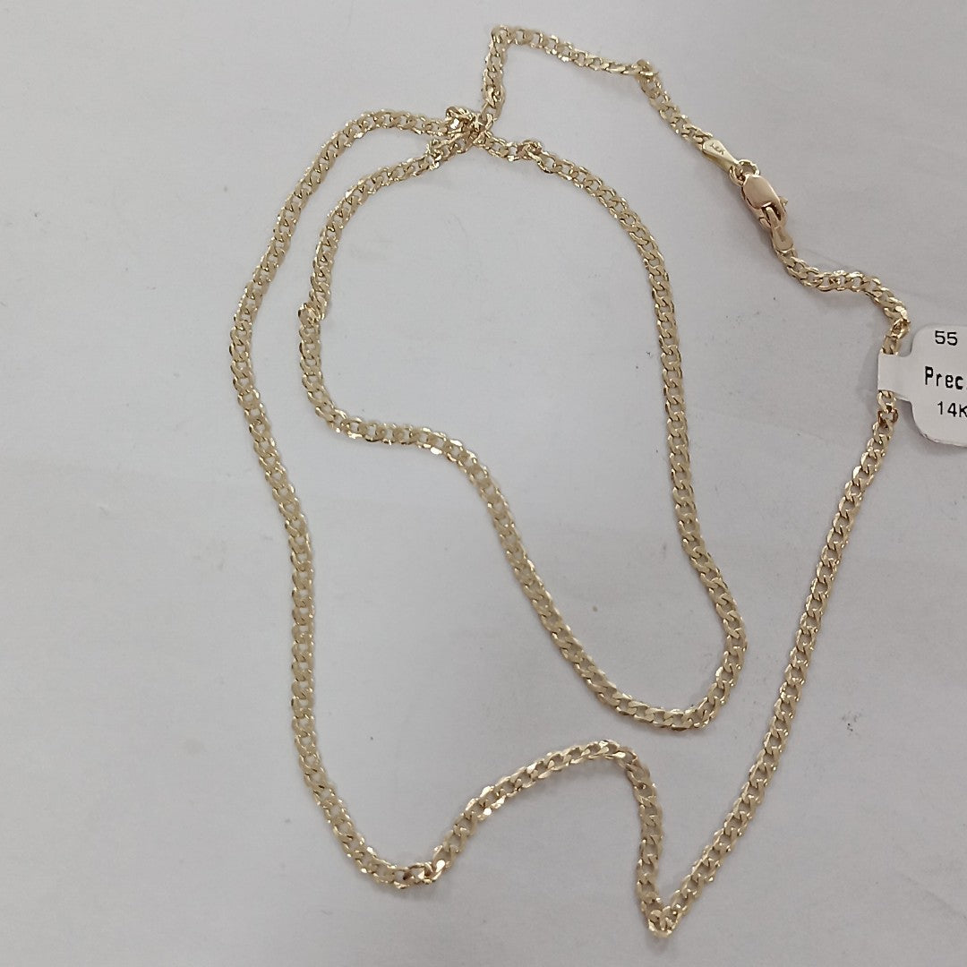 CADENA BARBADA 14K 55 CM 5.1 GR (NUEVO)