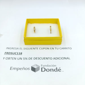 ARRACADAS PAR ORO 10 K 1.1 GRMS (SEMINUEVO)