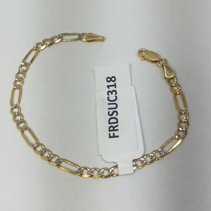 PULSERA 3X1 14K 18 CM 3.9 GR (NUEVO)