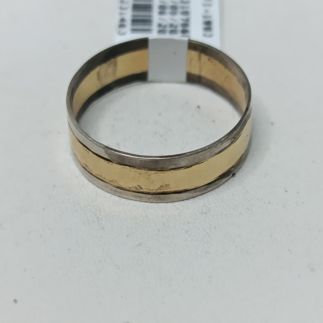 ARGOLLA ORO, PLATA 18 K 3.7 GRMS (SEMINUEVO)