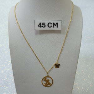 DIJE, GARGANTILLA ORO 14 K 2.1 GRMS (SEMINUEVO)