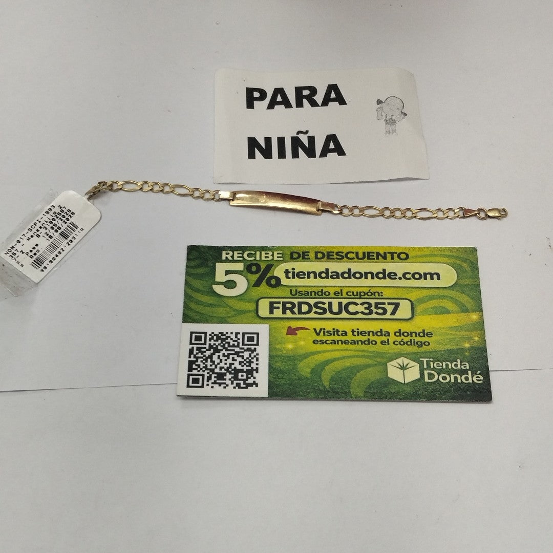 ESCLAVA ORO 14 K 2.8 GRMS (SEMINUEVO)