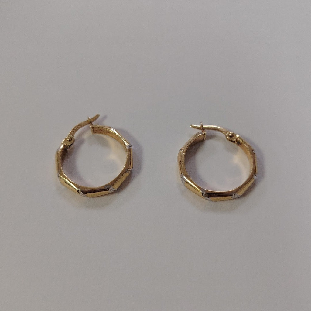 ARETES PAR ORO 14 K 1.4 GRMS (SEMINUEVO)