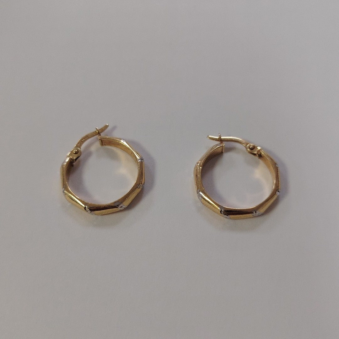 ARETES PAR ORO 14 K 1.4 GRMS (SEMINUEVO)