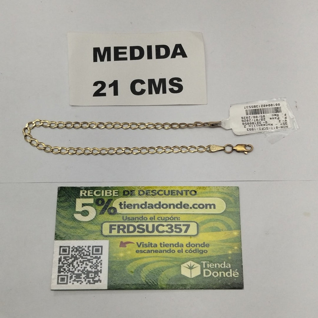 PULSERA ORO 10 K 3.3 GRMS (SEMINUEVO)