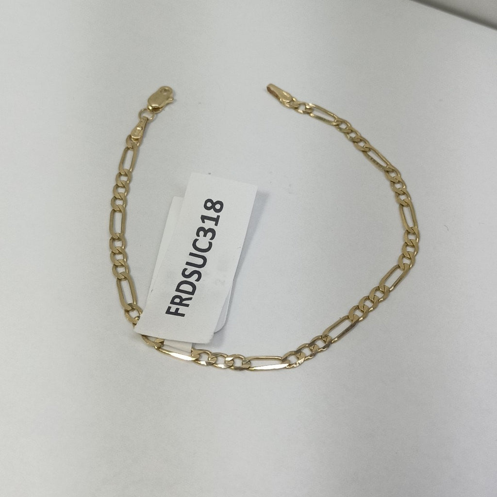 PULSERA TEJIDO 3X1 14K 18 CM 2.6 GR (NUEVO)