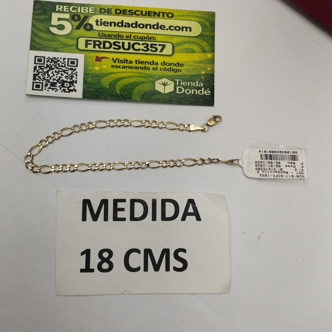 PULSERA ORO 10 K 2.9 GRMS (SEMINUEVO)