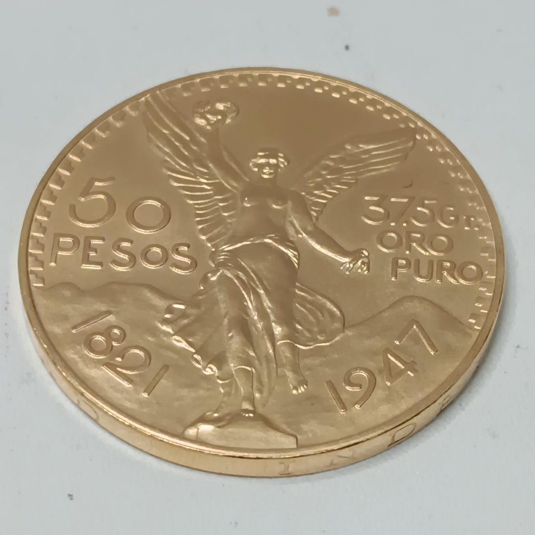 K1 41.6 GRMS 21 K IDENTIFICACIÓN MONEDA NOMINATIVA MONEDAS PESOS 50 PESOS (SEMINUEVO)