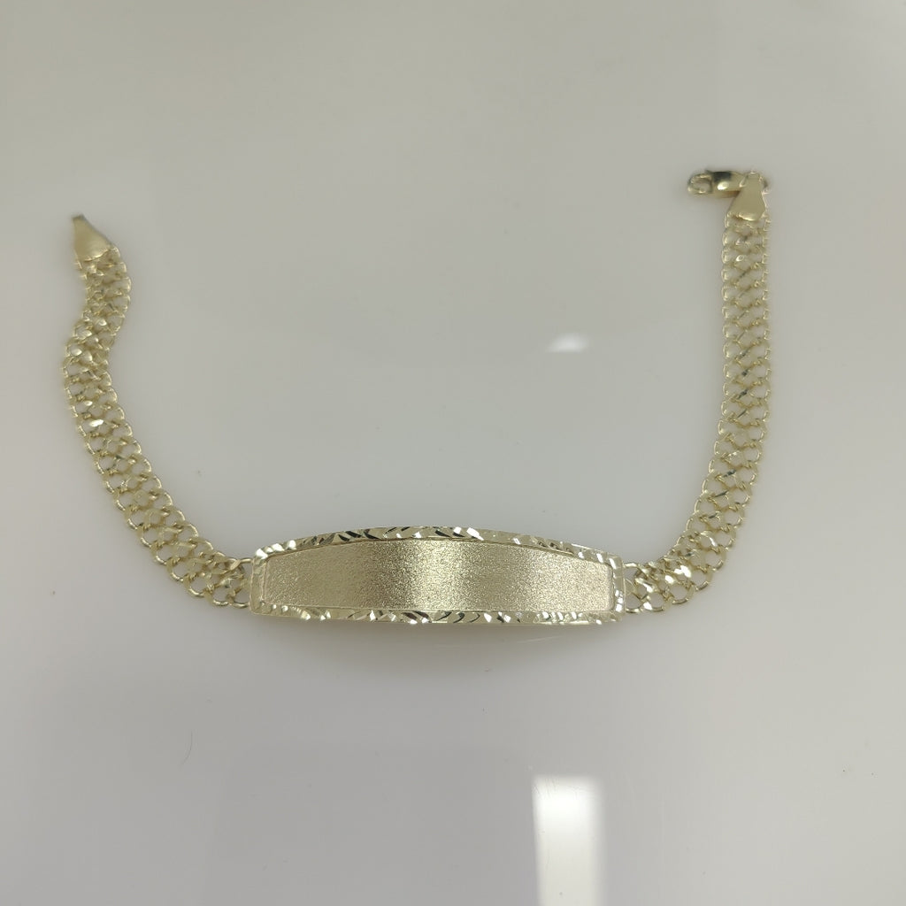PULSERA TEJIDO ESCLAVA CHINO 14K 21 CM 10.3 GR (NUEVO)