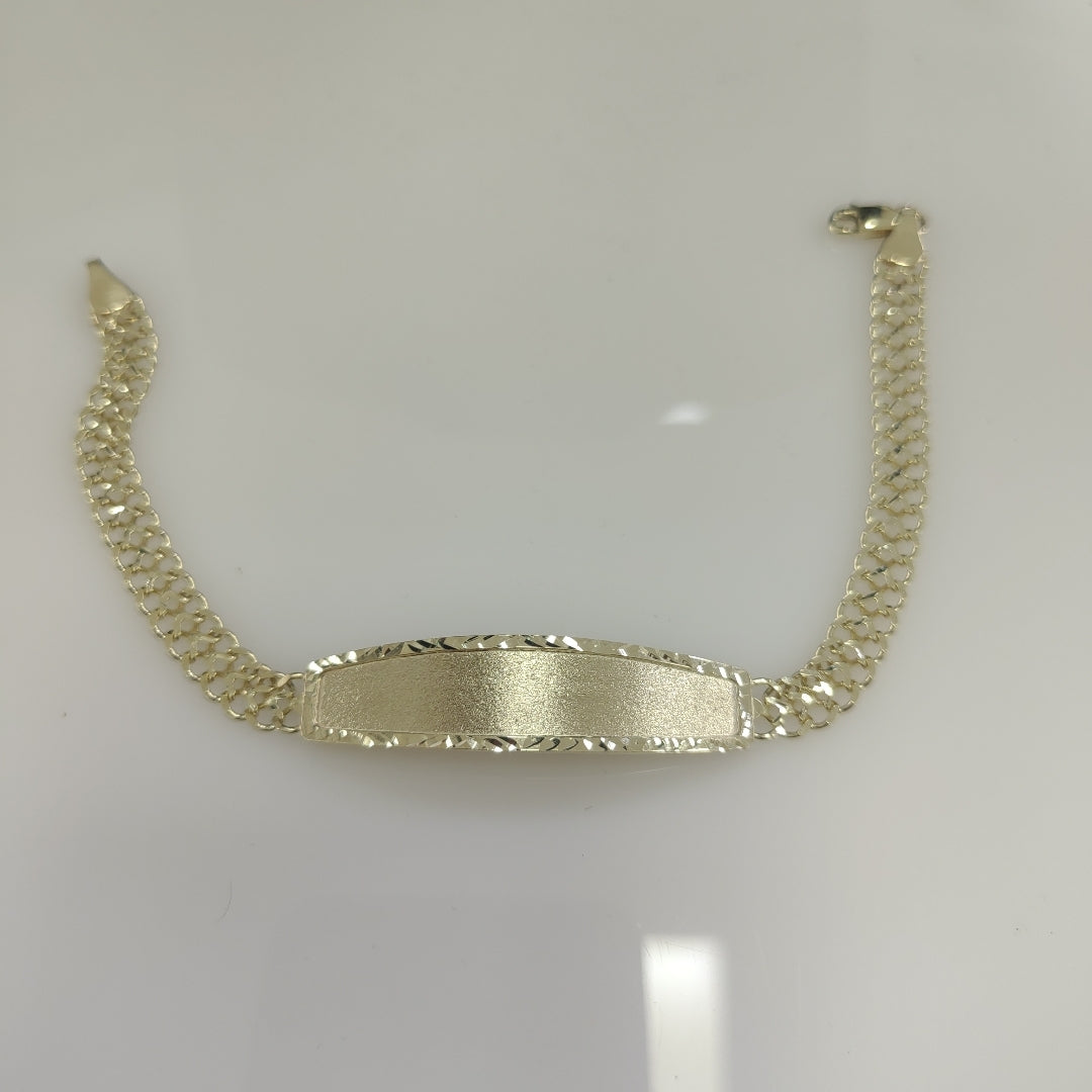 PULSERA TEJIDO ESCLAVA CHINO 14K 21 CM 10.3 GR (NUEVO)